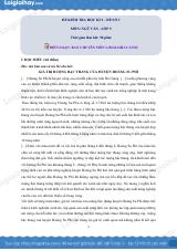 Đề thi học kì 2 Văn 9 - Đề số 3